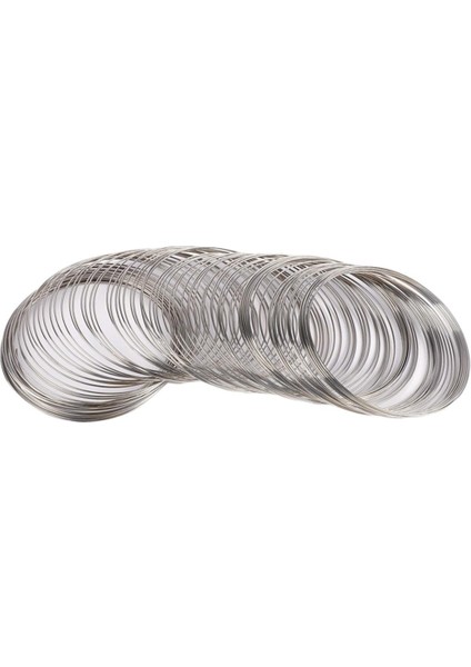 100PCS Çelik 0.6mm El Sanatları Tel Takılar Yapım Diy Bobin Aksesuarı Beyaz K (Yurt Dışından) fiyatları
