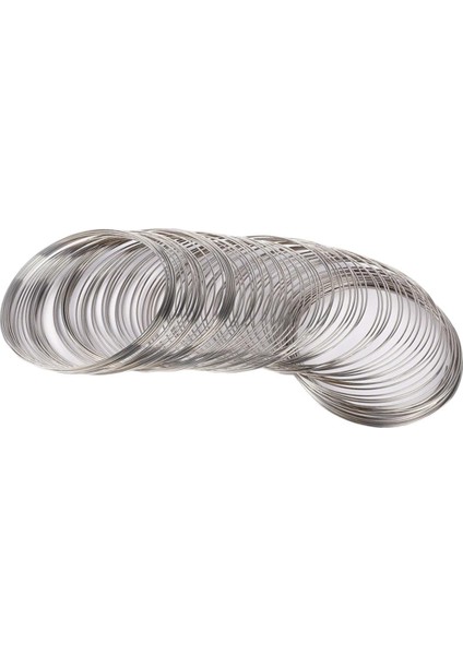 100PCS Çelik 0.6mm El Sanatları Tel Takılar Yapım Diy Bobin Aksesuarı Beyaz K (Yurt Dışından) fırsatları