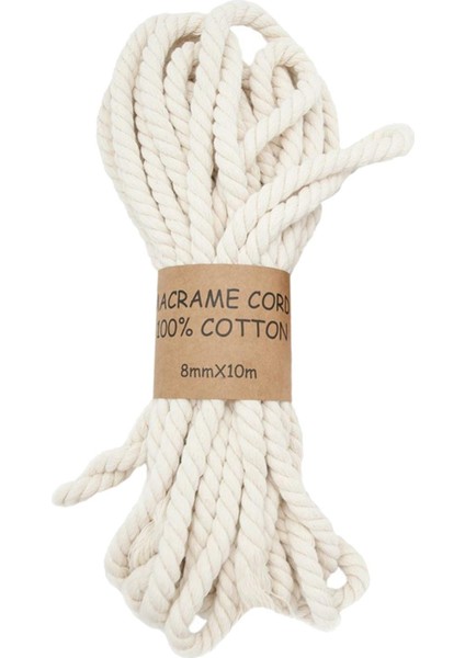 8MMX11YARDS Macrome Halat String Crafts Hediye Sarma Ev Dekoru Zanaat Yapımı (Yurt Dışından)