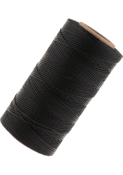 0.04INCH Elastik Kablo Pu Deri Kanepe Iplik Bungee String Polyester Siyah (Yurt Dışından)