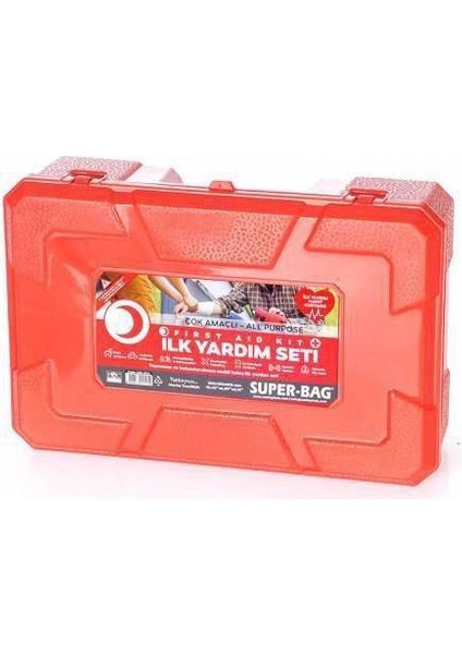 Super-Bag Araç Ilk Yardım Seti ve Çantası Yönetmeliğe Uygun Içi Dolu fırsatları