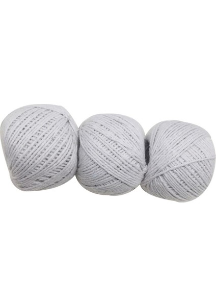 3x 60M Pamuk Kablo Halat String Drawstring Crafts Mücevher Yapımı Iplik 1.5mm (Yurt Dışından)
