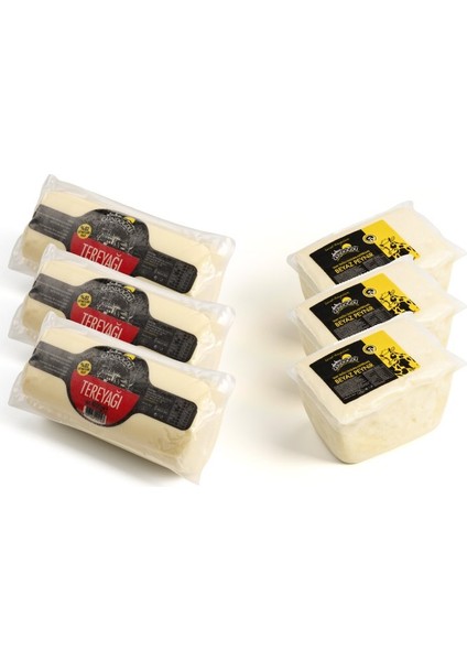 Avantajlı Muhteşem 2x3 Tereyağı + Klasik Beyaz Peynir Paketi