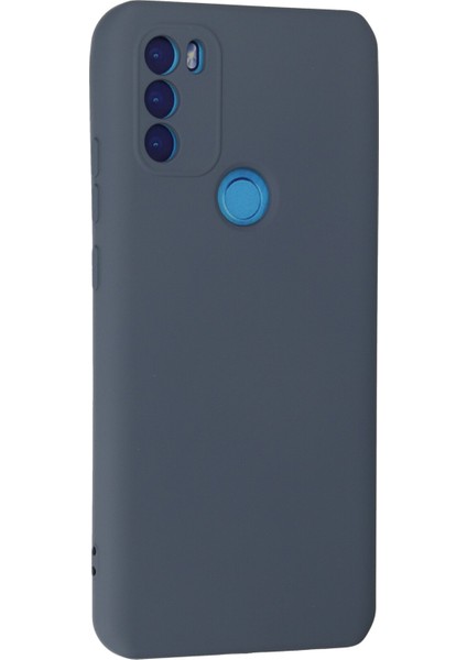 General Mobile Gm 21 Plus Kılıf Lansman Içi Kadife Nano Silikon - Gri