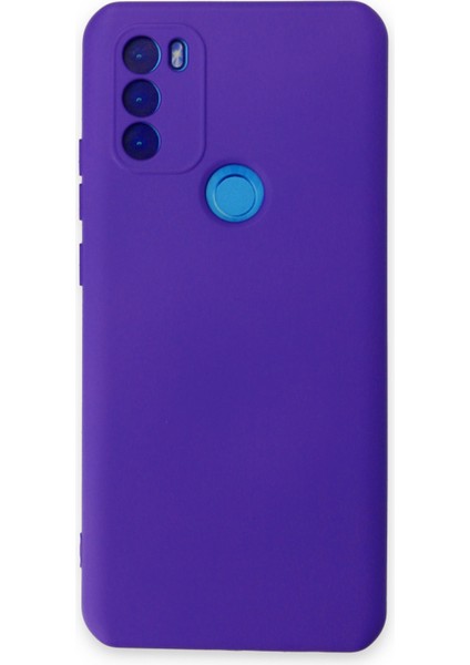 General Mobile Gm 21 Plus Kılıf Lansman Içi Kadife Nano Silikon - Koyu Mor