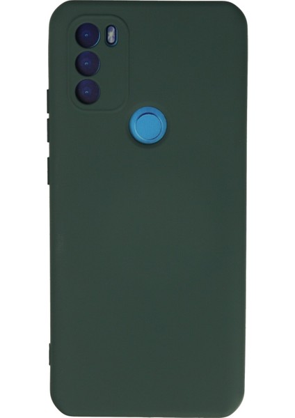 General Mobile Gm 21 Plus Kılıf Lansman Içi Kadife Nano Silikon - Koyu Yeşil
