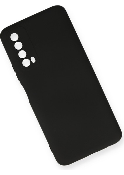 Huawei P Smart 2021 Kılıf Lansman Içi Kadife Nano Silikon - Siyah modelleri