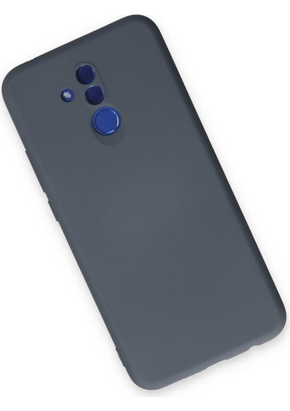 Huawei Mate 20 Lite Kılıf Lansman Içi Kadife Nano Silikon - Gri modelleri