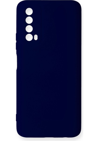 Huawei P Smart 2021 Kılıf Lansman Içi Kadife Nano Silikon - Lacivert