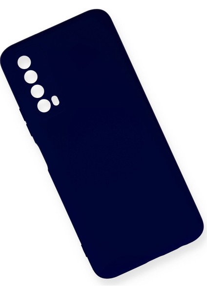 Huawei P Smart 2021 Kılıf Lansman Içi Kadife Nano Silikon - Lacivert modelleri