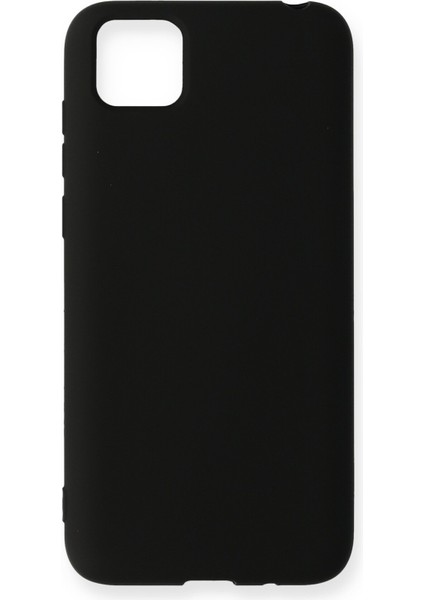 Huawei Y5P Kılıf Lansman Içi Kadife Nano Silikon - Siyah