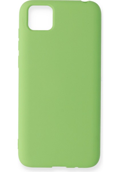 Huawei Y5P Kılıf Lansman Içi Kadife Nano Silikon - Yeşil