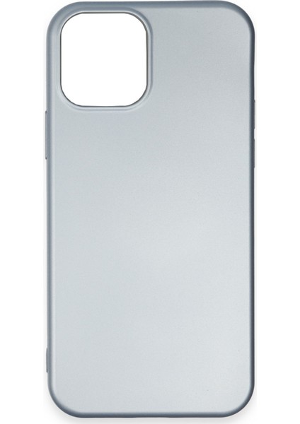 Apple iPhone 12 Kılıf Lansman Içi Kadife Nano Silikon - Sky Blue