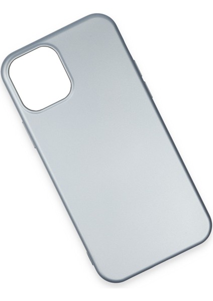 Apple iPhone 12 Kılıf Lansman Içi Kadife Nano Silikon - Sky Blue