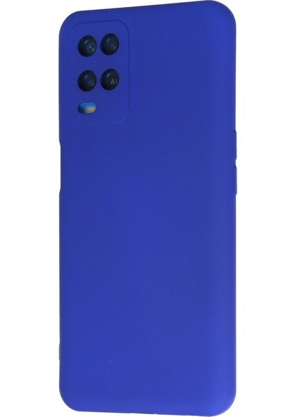 Oppo A54 4g Kılıf Lansman Içi Kadife Nano Silikon - Lacivert