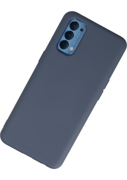 Oppo Reno 4 Kılıf Lansman Içi Kadife Nano Silikon - Gri fiyatları