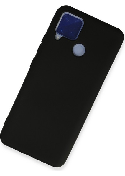 Realme C15 Kılıf Lansman Içi Kadife Nano Silikon - Siyah fiyatları