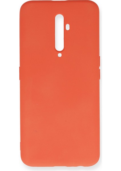 Oppo Reno 2z Kılıf Lansman Içi Kadife Nano Silikon - Turuncu