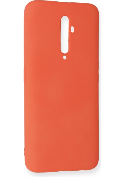 Oppo Reno 2z Kılıf Lansman Içi Kadife Nano Silikon - Turuncu modelleri