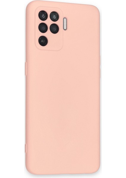 Oppo Reno 5 Lite Kılıf Lansman Içi Kadife Nano Silikon - Pudra fiyatları