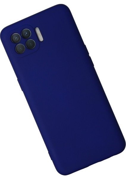 Oppo Reno 4 Lite Kılıf Lansman Içi Kadife Nano Silikon - Lacivert modelleri