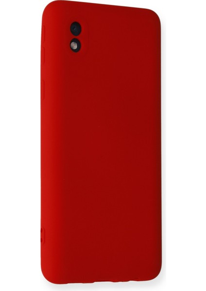 Samsung Galaxy A01 Core Kılıf Lansman Içi Kadife Nano Silikon - Kırmızı fiyatları