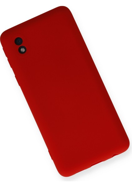 Samsung Galaxy A01 Core Kılıf Lansman Içi Kadife Nano Silikon - Kırmızı modelleri