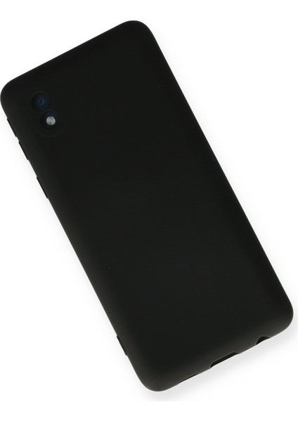 Samsung Galaxy A01 Core Kılıf Lansman Içi Kadife Nano Silikon - Siyah modelleri