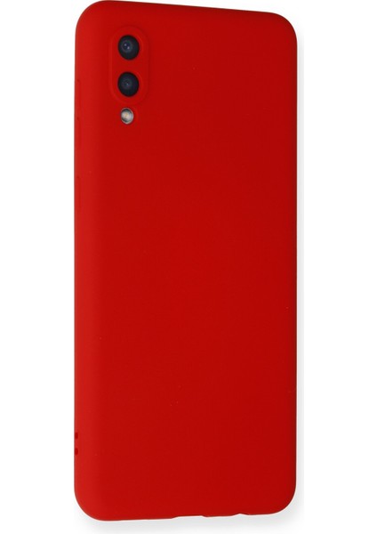 Samsung Galaxy A02 Kılıf Lansman Içi Kadife Nano Silikon - Kırmızı fiyatları