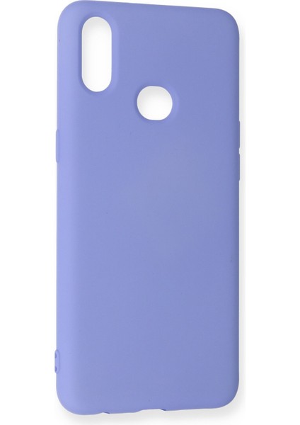 Samsung Galaxy A10S Kılıf Lansman Içi Kadife Nano Silikon - Lila modelleri