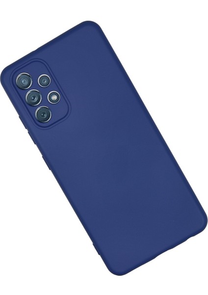Samsung Galaxy A32 Kılıf Lansman Içi Kadife Nano Silikon - Lacivert fiyatları