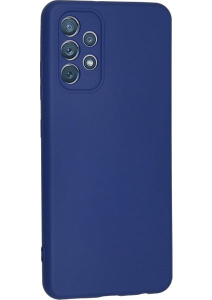 Samsung Galaxy A32 Kılıf Lansman Içi Kadife Nano Silikon - Lacivert modelleri