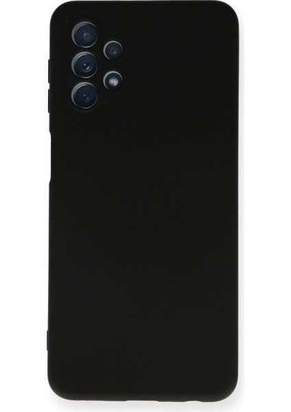 Samsung Galaxy A52 Kılıf Lansman Içi Kadife Nano Silikon - Siyah