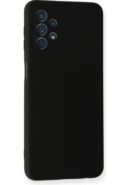 Samsung Galaxy A52 Kılıf Lansman Içi Kadife Nano Silikon - Siyah
