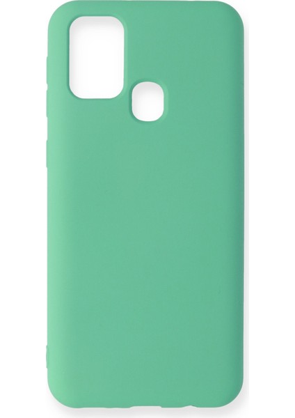 Samsung Galaxy M31 Kılıf Lansman Içi Kadife Nano Silikon - Turkuaz