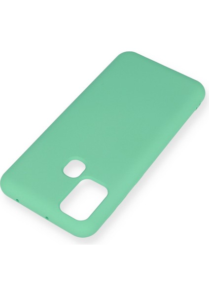 Samsung Galaxy M31 Kılıf Lansman Içi Kadife Nano Silikon - Turkuaz modelleri