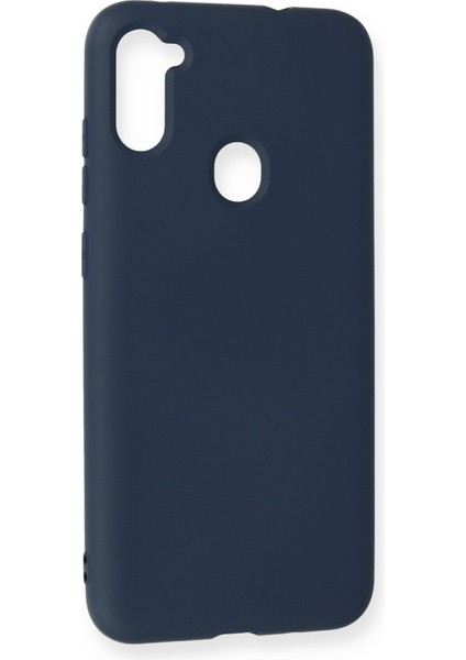 Samsung Galaxy M11 Kılıf Lansman Içi Kadife Nano Silikon - Lacivert fiyatları