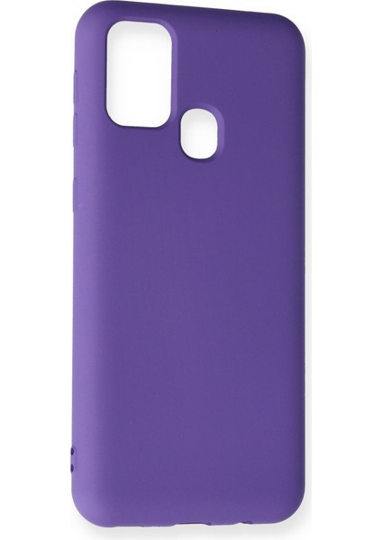 Samsung Galaxy M30S Kılıf Lansman Içi Kadife Nano Silikon - Mor fiyatları