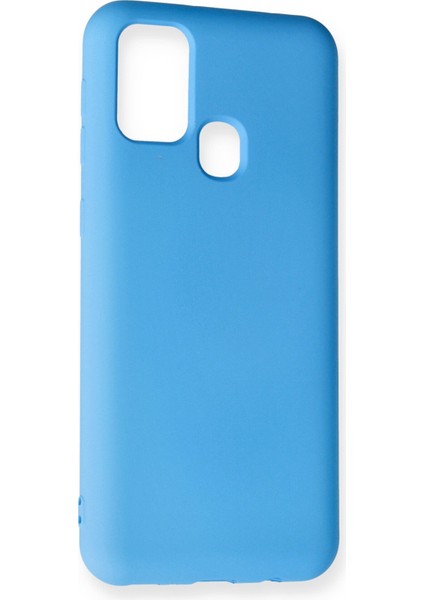 Samsung Galaxy M31 Kılıf Lansman Içi Kadife Nano Silikon - Mavi fiyatları