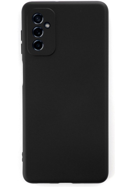 Samsung Galaxy M52 5g Kılıf Lansman Içi Kadife Nano Silikon - Siyah