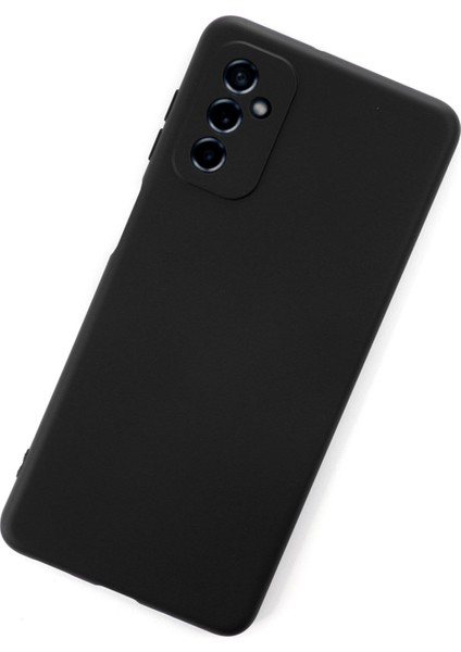 Samsung Galaxy M52 5g Kılıf Lansman Içi Kadife Nano Silikon - Siyah modelleri