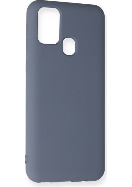 Samsung Galaxy M30S Kılıf Lansman Içi Kadife Nano Silikon - Gri fiyatları