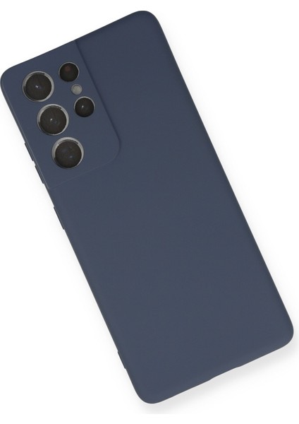 Samsung Galaxy S21 Ultra Kılıf Lansman Içi Kadife Nano Silikon - Gri fiyatları