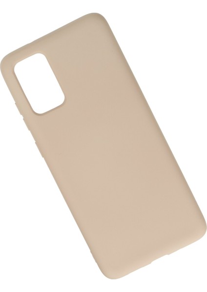 Samsung Galaxy S20 Plus Kılıf Lansman Içi Kadife Nano Silikon - Bej fiyatları