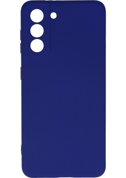 Samsung Galaxy S21 Kılıf Lansman Içi Kadife Nano Silikon - Lacivert