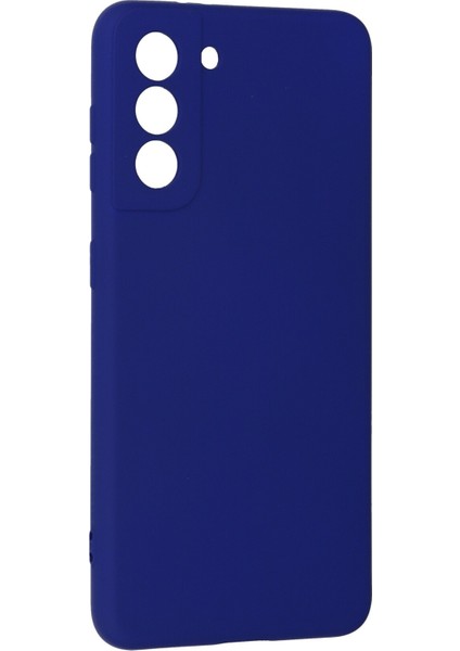 Samsung Galaxy S21 Kılıf Lansman Içi Kadife Nano Silikon - Lacivert modelleri