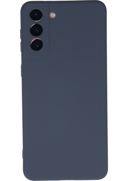 Samsung Galaxy S21 Plus Kılıf Lansman Içi Kadife Nano Silikon - Gri