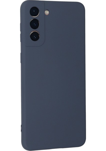 Samsung Galaxy S21 Plus Kılıf Lansman Içi Kadife Nano Silikon - Gri modelleri