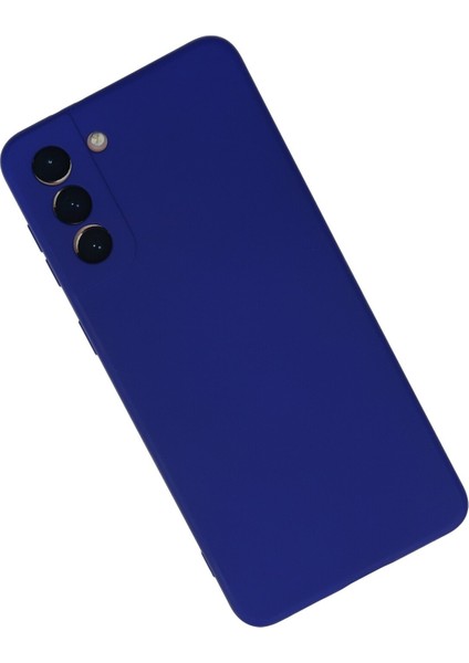Samsung Galaxy S21 Plus Kılıf Lansman Içi Kadife Nano Silikon - Lacivert fiyatları