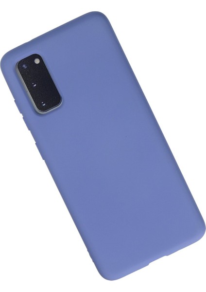 Samsung Galaxy S20 Kılıf Lansman Içi Kadife Nano Silikon - Lila fiyatları